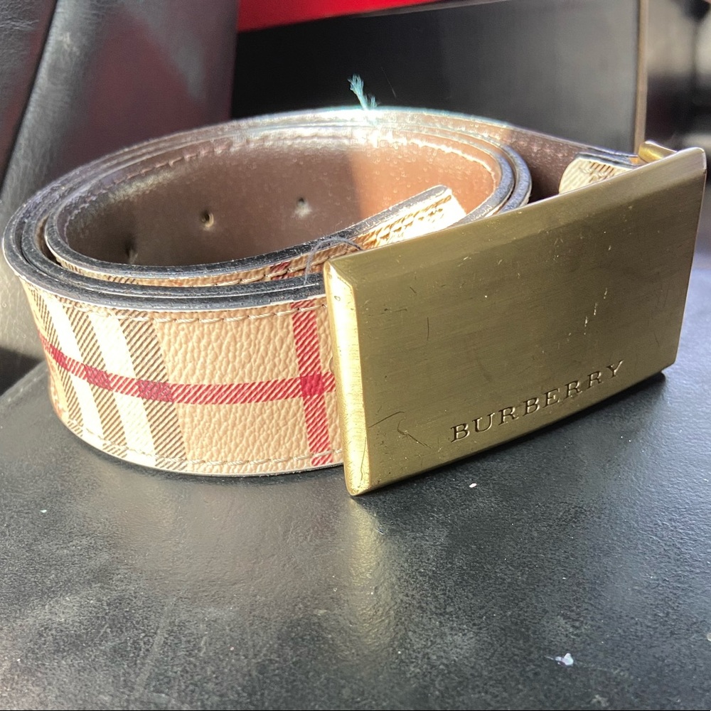 Authentic Burberry belt